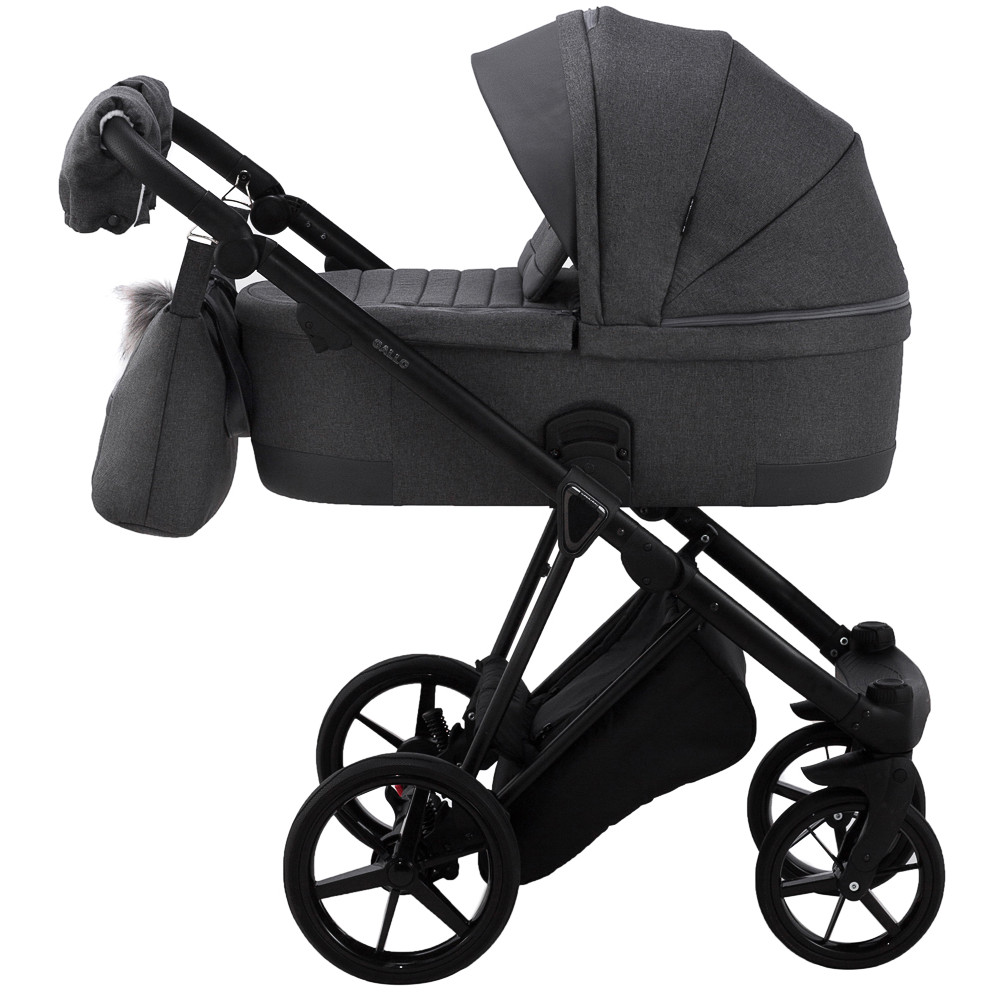 Коляска 2 в 1 Adamex Gallo GA-3 Graphite