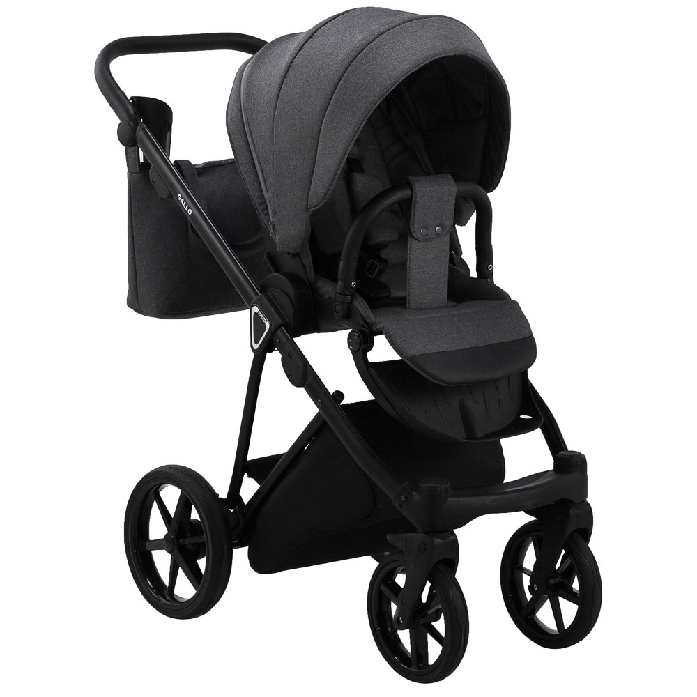 Коляска 2 в 1 Adamex Gallo GA-3 Graphite