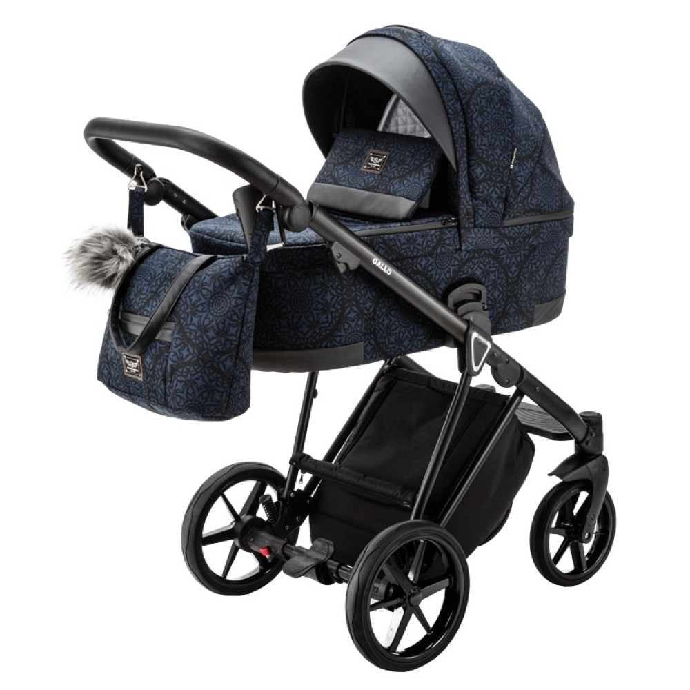 Коляска 2 в 1 Adamex Gallo GA-13 Blue Orient