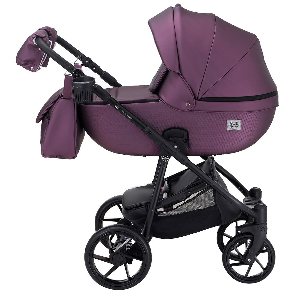 Коляска 2 в 1 Adamex Hybryd Plus шкіра 100% Y233CZ