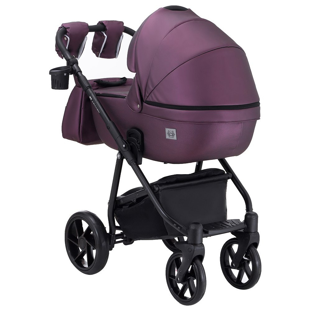 Коляска 2 в 1 Adamex Hybryd Plus шкіра 100% Y233CZ