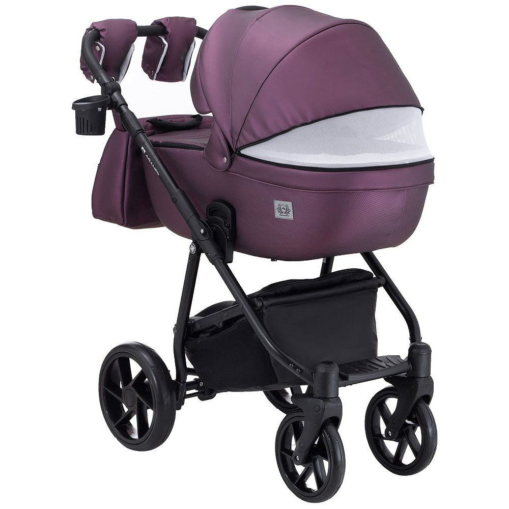Коляска 2 в 1 Adamex Hybryd Plus шкіра 100% Y233CZ