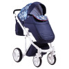 Коляска 2 в 1 Adamex Luciano Jeans Q321
