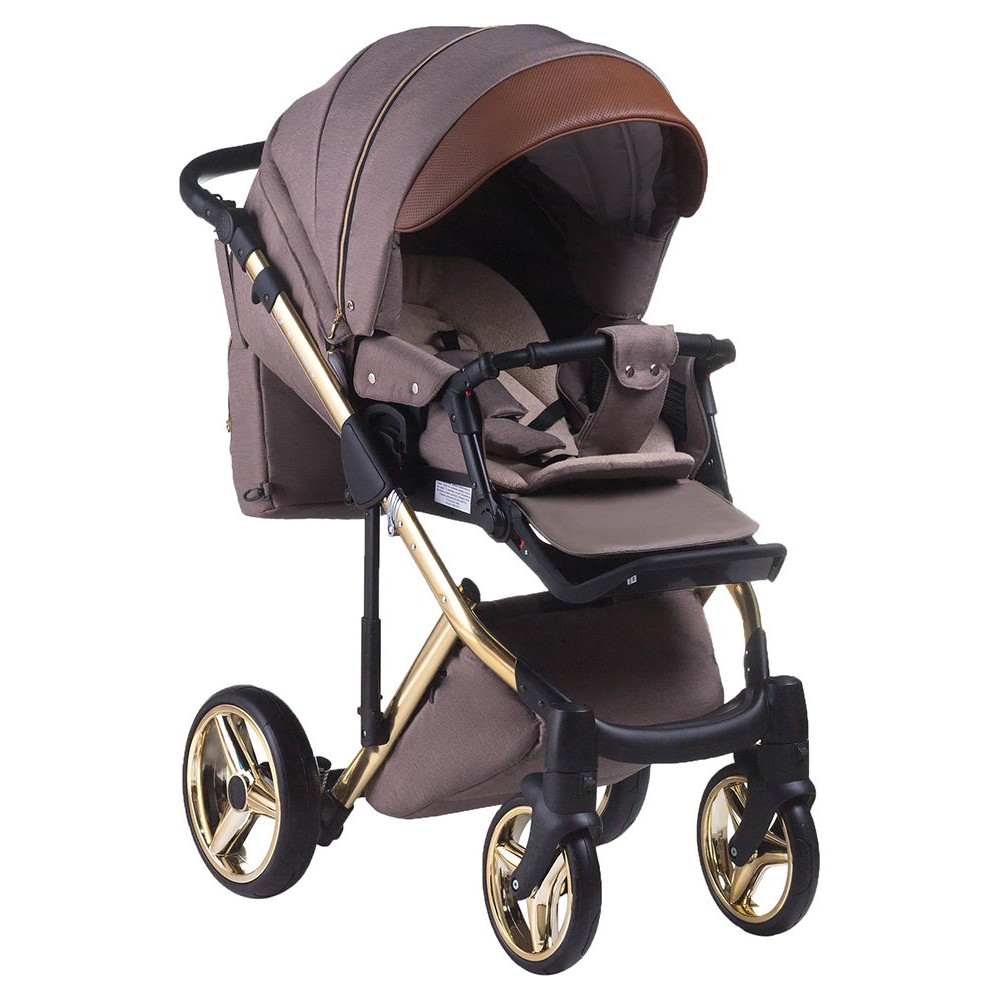 Коляска 2 в 1 Adamex Luciano Y801A Polar Gold