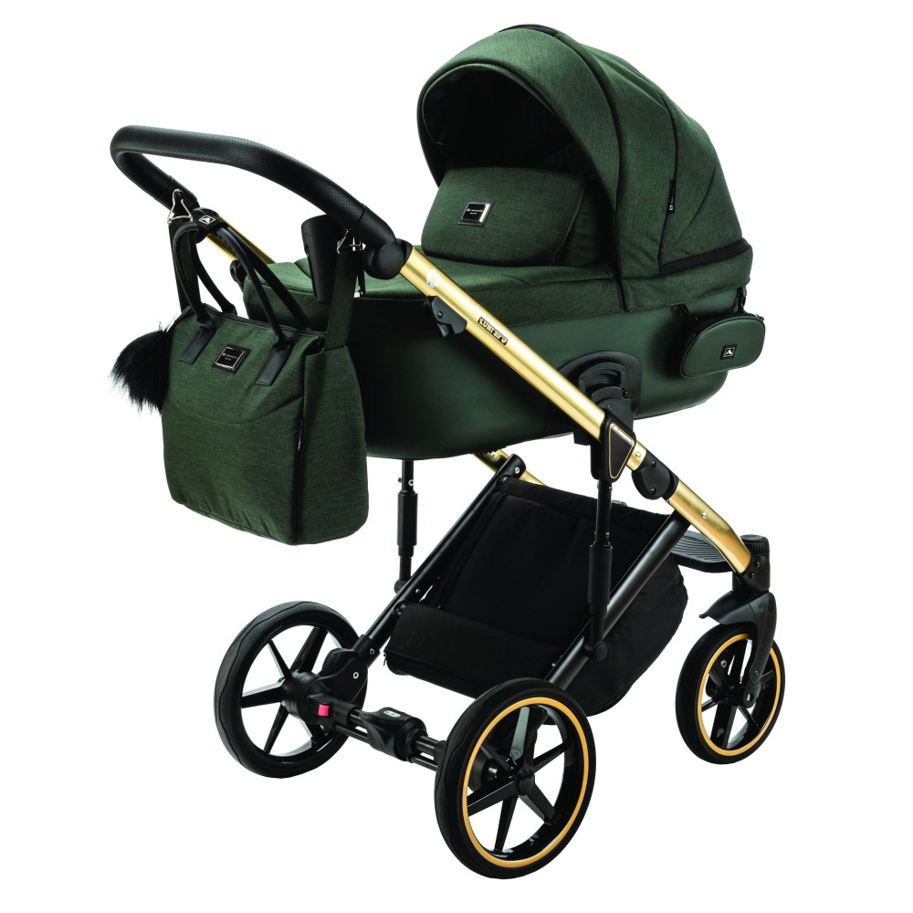 Коляска 2 в 1 Adamex Lumi PS-705 green