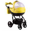 Коляска 2 в 1 Adamex Monte Carbon Deluxe 39S-CZ эко кожа 100% (Адамекс Монте 39S-CZ)