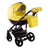 Коляска 2 в 1 Adamex Monte Carbon Deluxe 39S-CZ эко кожа 100% (Адамекс Монте 39S-CZ)