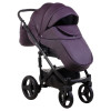 Коляска 2 в 1 Adamex Monte Carbon Deluxe 51S-CZ эко кожа 100% (Адамекс Монте 51S-CZ)