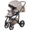 Коляска 2 в 1 Adamex Monte Carbon Deluxe 55S-SZ еко шкіра 100% (Адамекс Монте 55S-SZ)