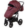 Коляска 2 в 1 Adamex Monte Carbon Deluxe 57S-CZ эко кожа 100% (Адамекс Монте 57S-CZ)