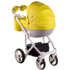 Коляска 2 в 1 Adamex Monte Carbon Deluxe 39SC-B эко кожа 100% (Адамекс Монте 39SC-B)