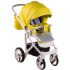 Коляска 2 в 1 Adamex Monte Carbon Deluxe 39SC-B эко кожа 100% (Адамекс Монте 39SC-B)