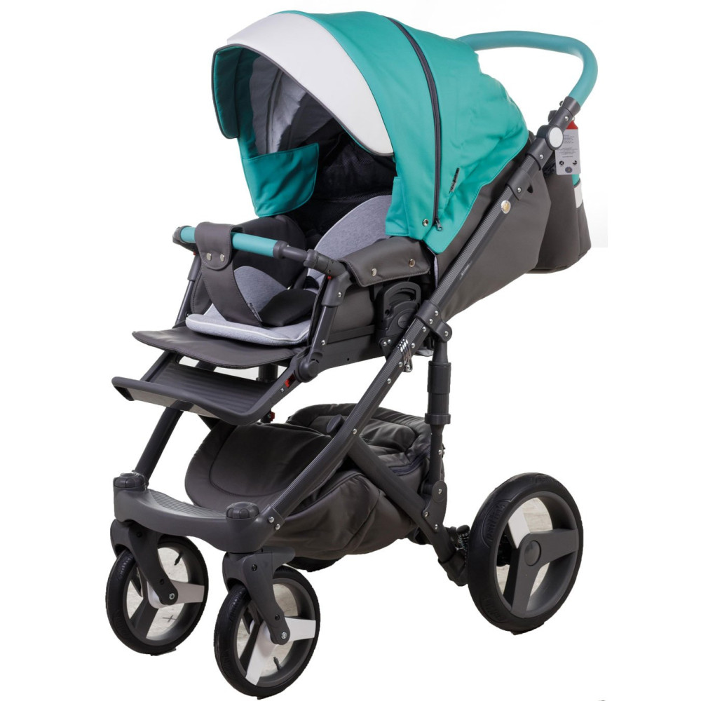 Коляска 2 в 1 Adamex Monte Carbon Deluxe D106 еко шкіра 100% (Адамекс Монте Д106) Коляска 2 в 1 Adamex Monte Carbon Deluxe D106 еко шкіра 100% (Адамекс Монте Д106)