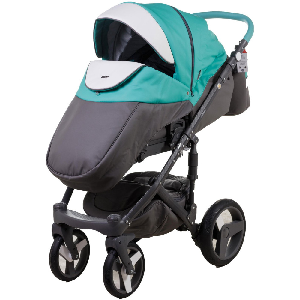 Коляска 2 в 1 Adamex Monte Carbon Deluxe D106 еко шкіра 100% (Адамекс Монте Д106) Коляска 2 в 1 Adamex Monte Carbon Deluxe D106 еко шкіра 100% (Адамекс Монте Д106)