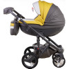Коляска 2 в 1 Adamex Monte Carbon Deluxe D108 эко кожа 100% (Адамекс Монте Д108)