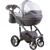 Коляска 2 в 1 Adamex Monte Carbon Deluxe D109 еко шкіра 100% (Адамекс Монте Д109)