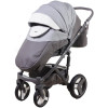 Коляска 2 в 1 Adamex Monte Carbon Deluxe D109 еко шкіра 100% (Адамекс Монте Д109)