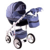 Коляска 2 в 1 Adamex Monte Carbon Deluxe D22 (Адамекс Монте Д22)