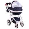 Коляска 2 в 1 Adamex Monte Carbon Deluxe D32 (Адамекс Монте Д32)