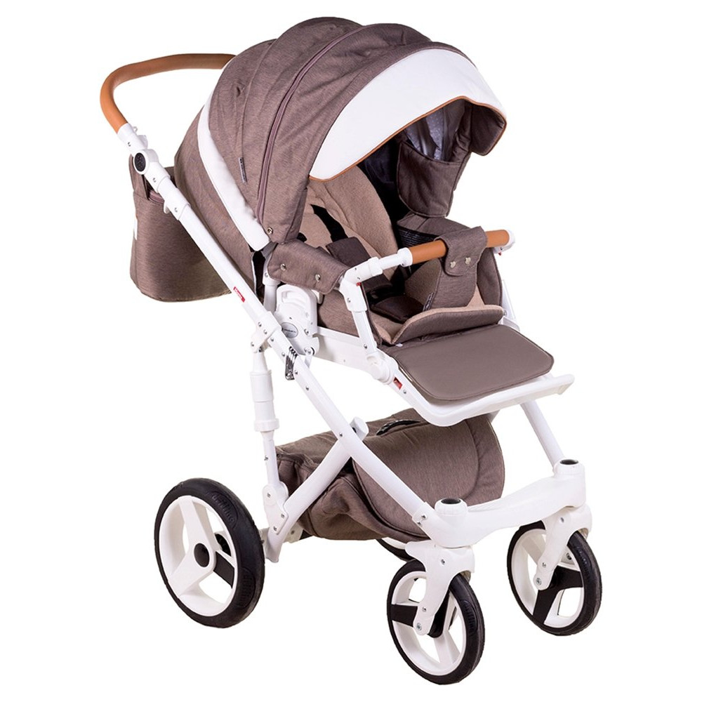 Коляска 2 в 1 Adamex Monte Carbon Deluxe D34 (Адамекс Монте Д34)