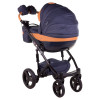 Коляска 2 в 1 Adamex Monte Carbon Deluxe D4 (Адамекс Монте Д4)