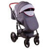 Коляска 2 в 1 Adamex Monte Carbon Deluxe D5 (Адамекс Монте Д5)