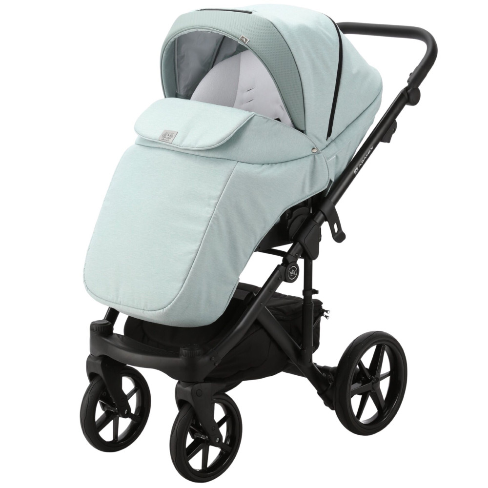 Коляска 2 в 1 Adamex Olivia PS-25 (салатова тканина – зелена шкіра в перфорацію) Коляска 2 в 1 Adamex Olivia PS-25 (салатова тканина – зелена шкіра в перфорацію)