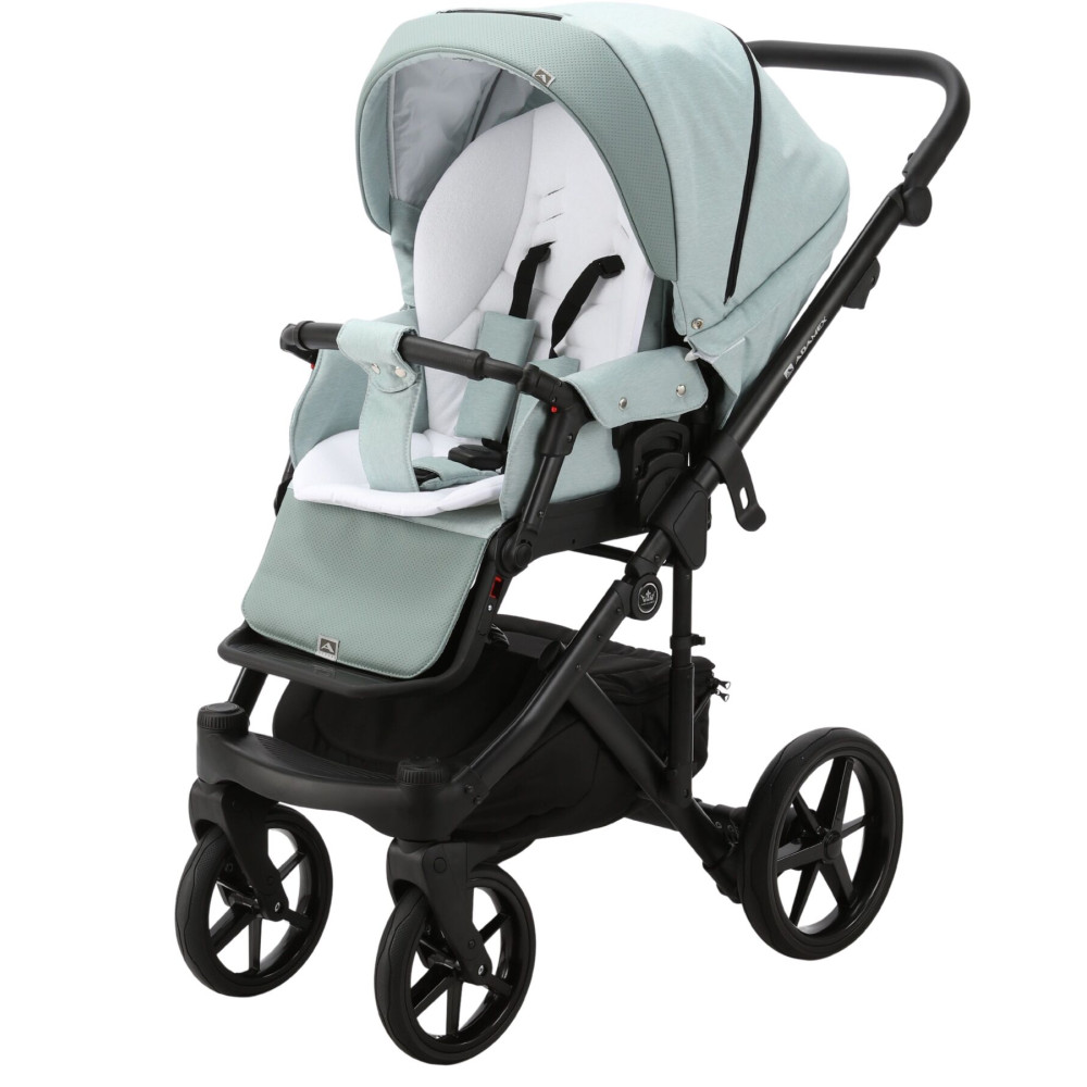 Коляска 2 в 1 Adamex Olivia PS-25 (салатова тканина – зелена шкіра в перфорацію) Коляска 2 в 1 Adamex Olivia PS-25 (салатова тканина – зелена шкіра в перфорацію)