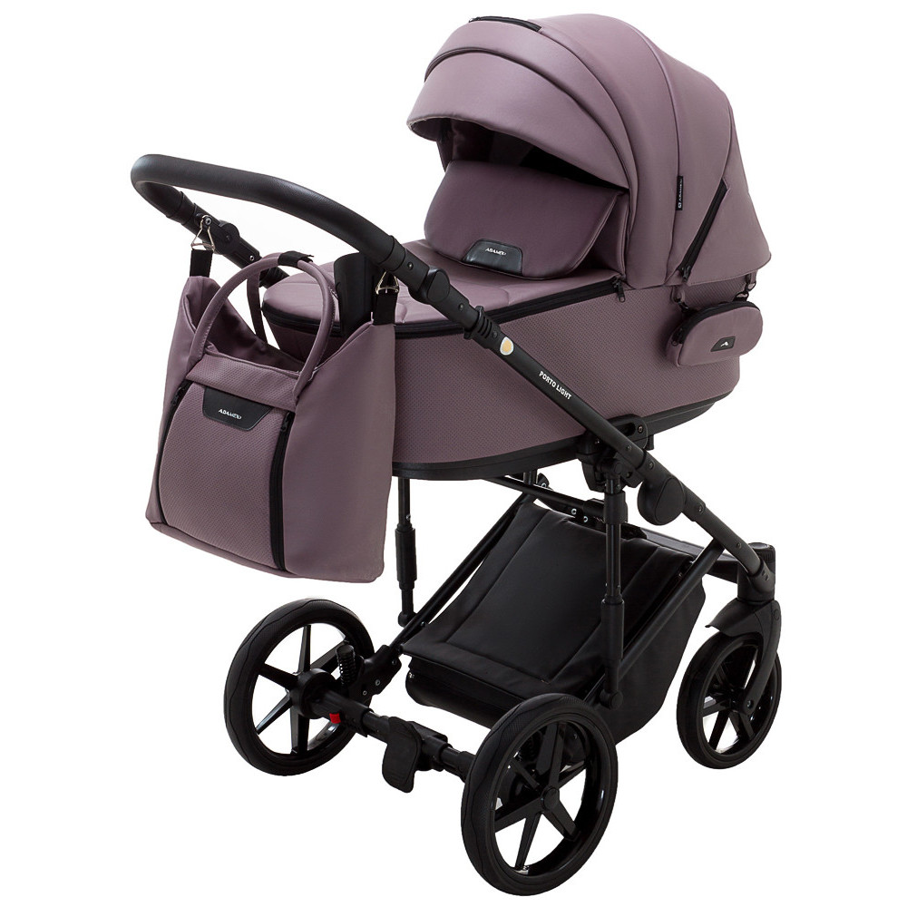 Коляска 2 в 1 Adamex Porto Light SA-14 ECO кожа 100%