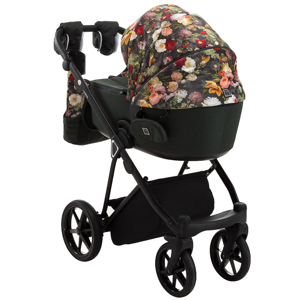 Коляска 2 в 1 Adamex Porto Flowers 6