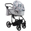 Коляска 2 в 1 Adamex Porto Light Flowers 12