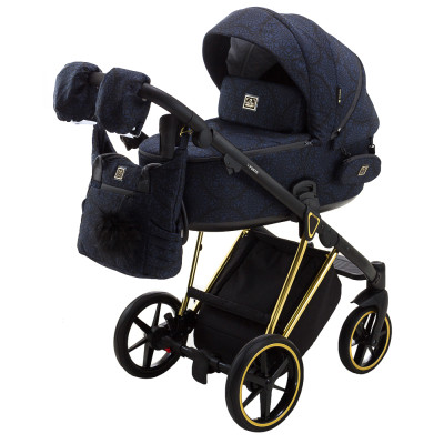 Коляска 2 в 1 Adamex Porto TK-605 Special Edition (Gold) 