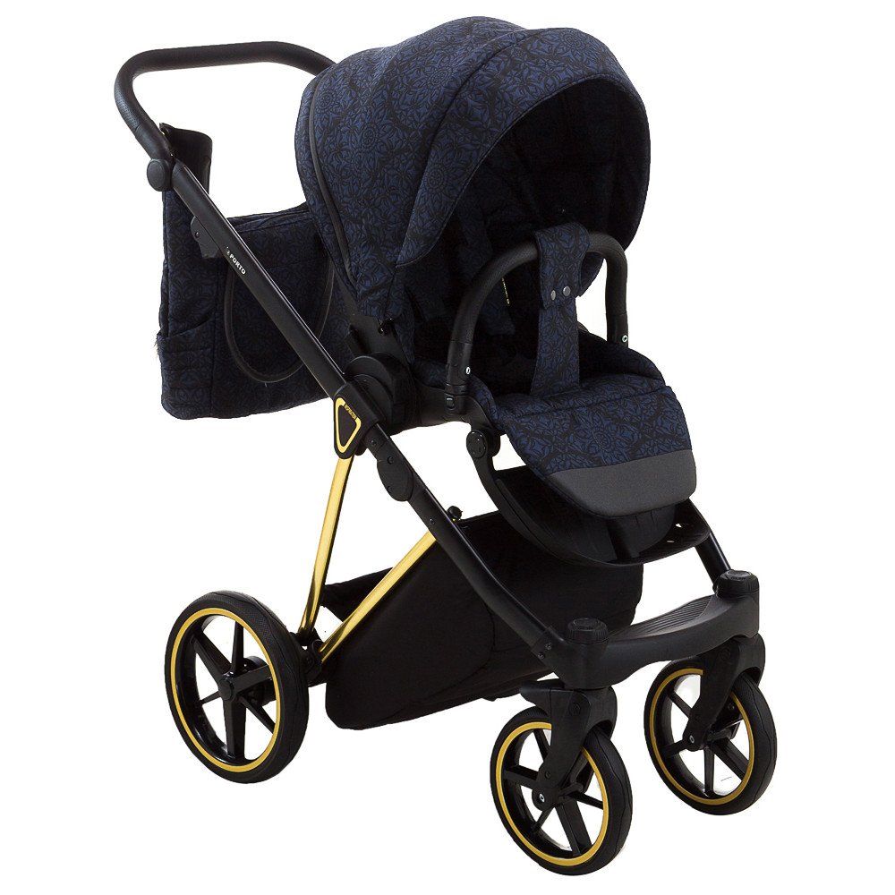 Коляска 2 в 1 Adamex Porto TK-605 Special Edition (Gold) 