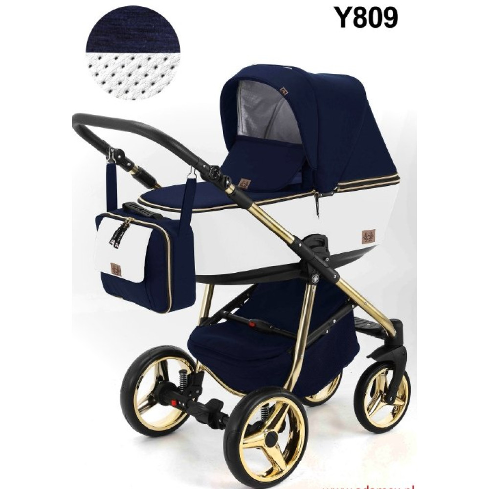 Коляска 2 в 1 Adamex Reggio Limited Chrome Y809 (Адамекс Реджио)