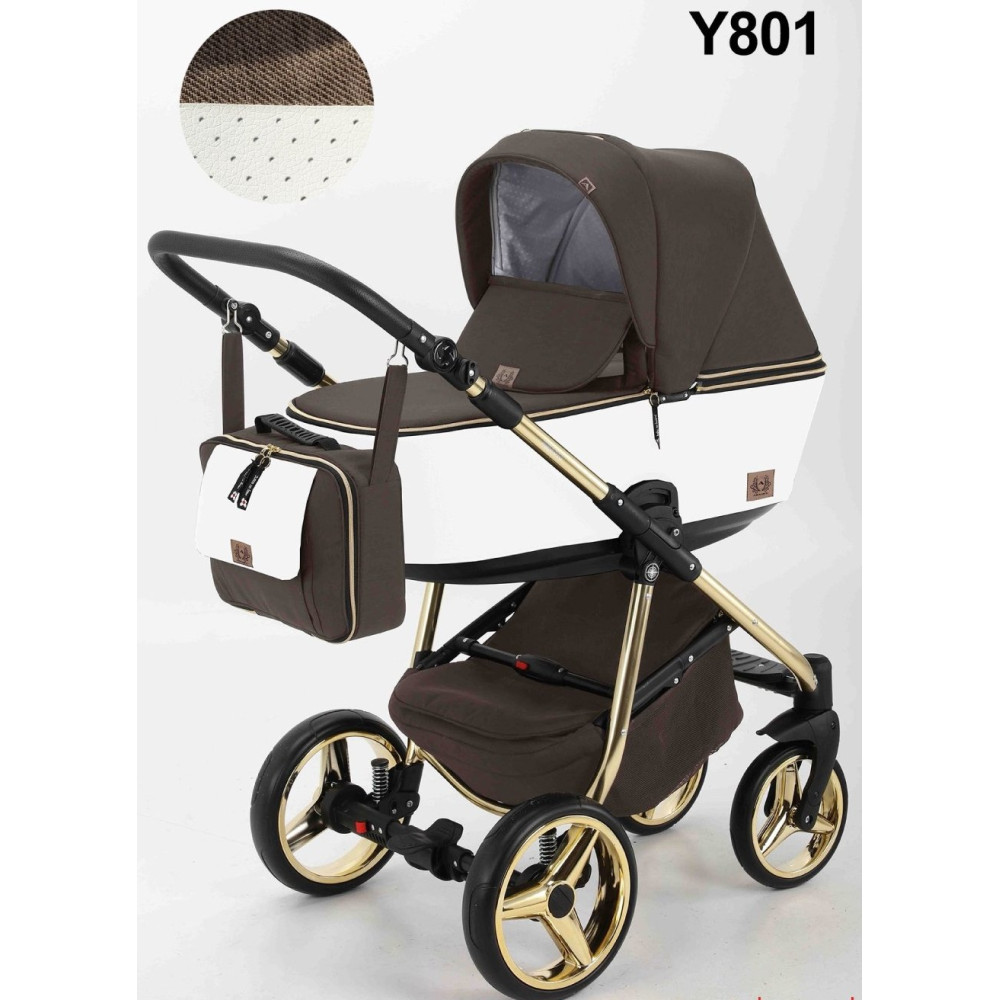 Коляска 2 в 1 Adamex Reggio Limited Chrome Y801 (Адамекс Реджіо)