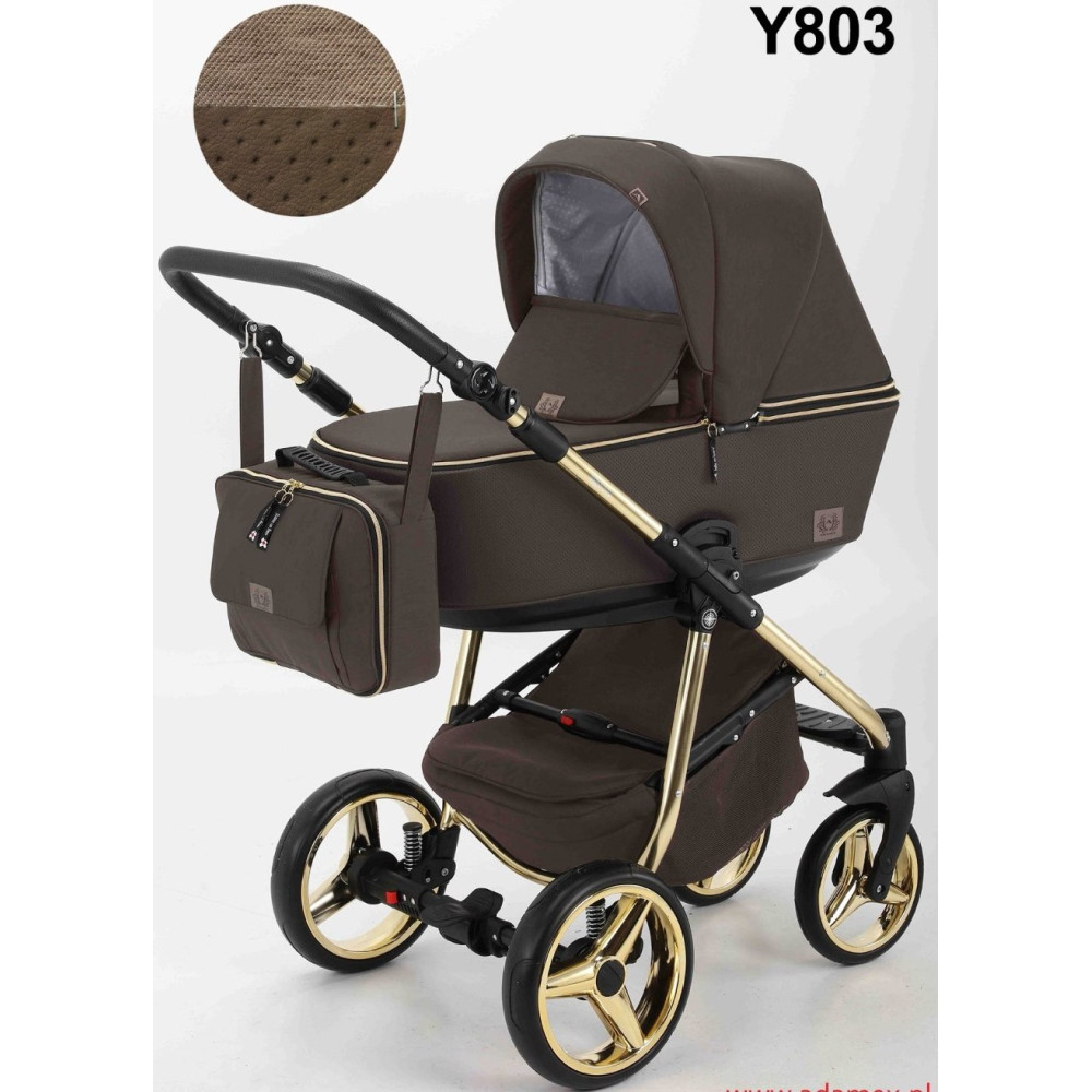 Коляска 2 в 1 Adamex Reggio Limited Chrome Y803 (Адамекс Реджіо)