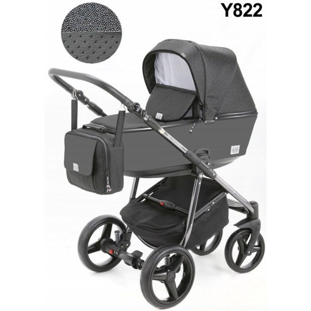 Коляска 2 в 1 Adamex Reggio Limited Chrome Y822 (Адамекс Реджіо)