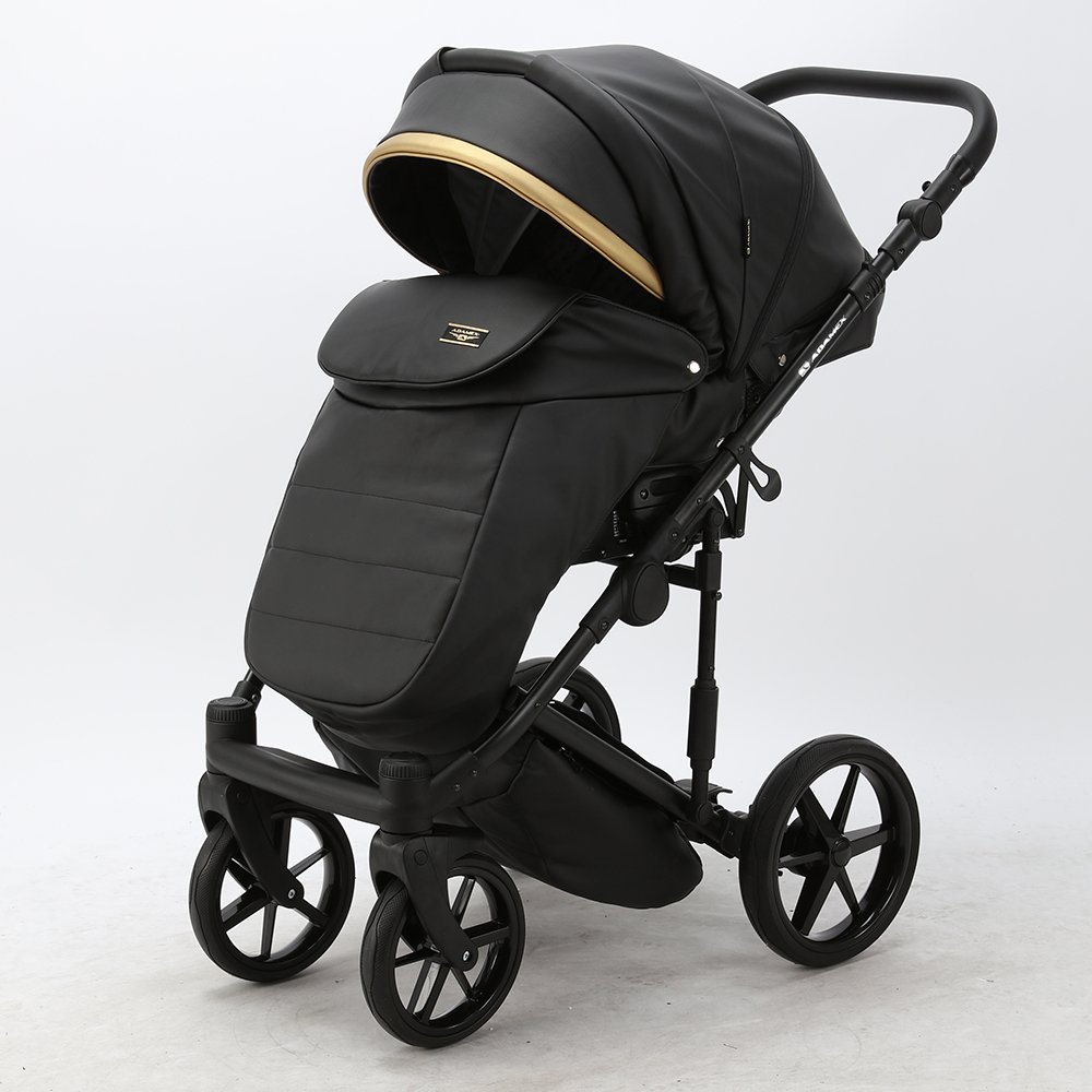 Коляска 2 в 1 Adamex Rimini ECO кожа 100% RI-203