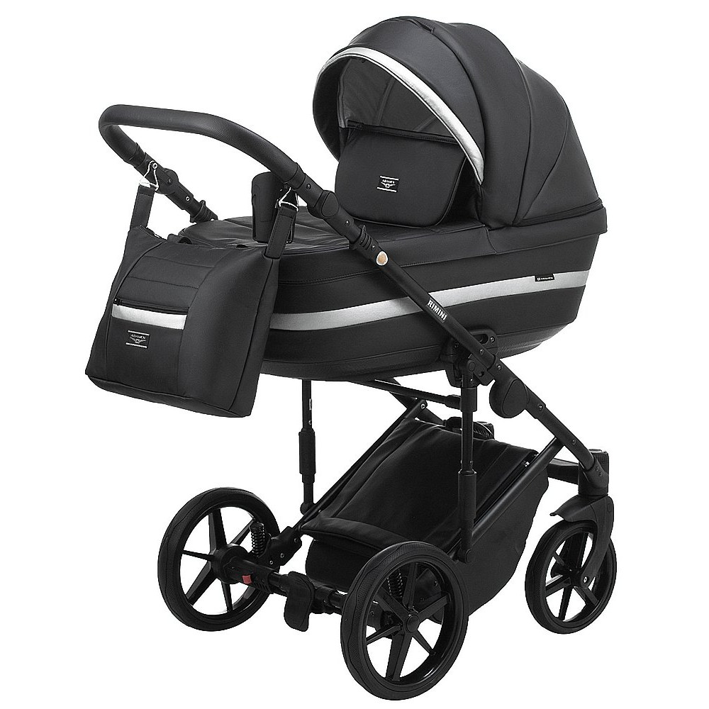 Коляска 2 в 1 Adamex Rimini ECO шкіра 100% RI-204
