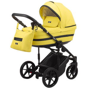 Коляска 2 в 1 Adamex Rimini ECO кожа 100% RI-234