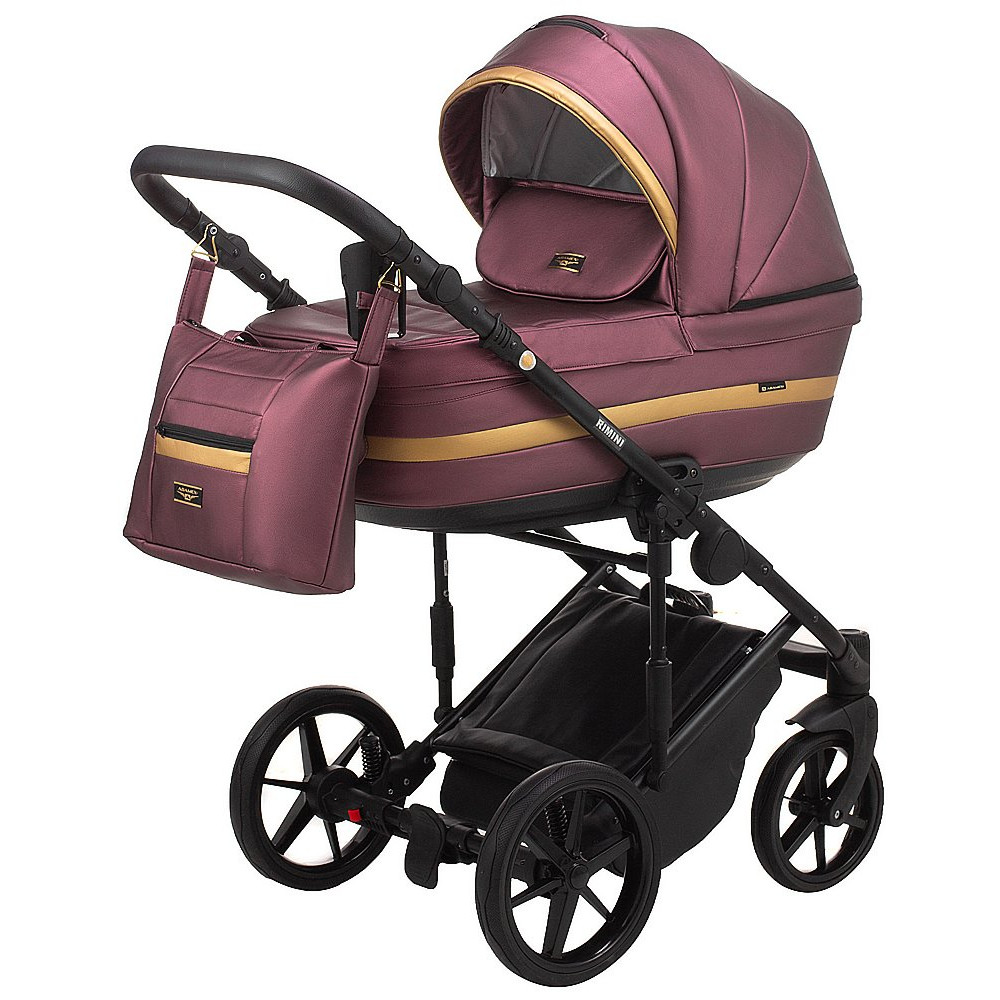Коляска 2 в 1 Adamex Rimini ECO шкіра 100% RI-248