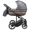 Коляска 2 в 1 Adamex Rimini ECO кожа 100% RI-254