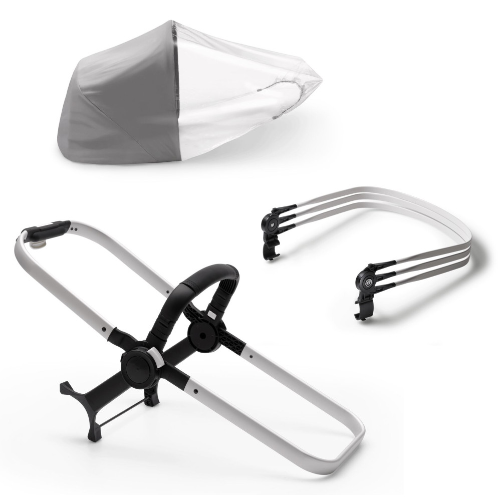 Каркас люльки/прогулянкового блоку для другої дитини Bugaboo Donkey 3 Aluminium