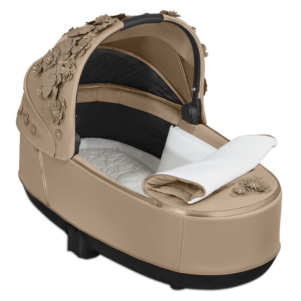 Люлька Cybex Priam Lux Simply Flowers Nude Beige Люлька Cybex Priam Lux Simply Flowers Nude Beige