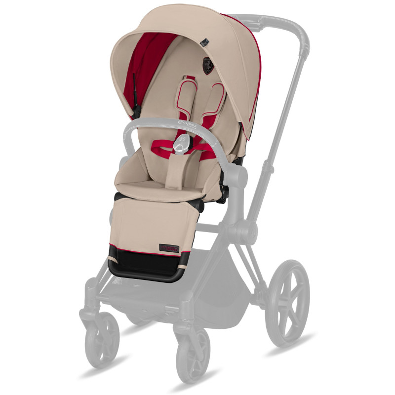 Комплект тканини Cybex Priam Lux Seat Scuderia Ferrari Silver Grey