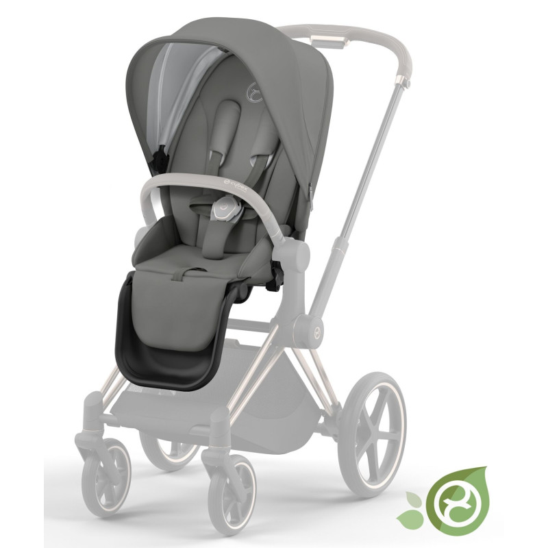 Комплект тканини Cybex Priam Seat 4.0 Conscious Collection Pearl Grey