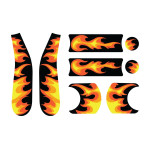 Стікери Stickers Doona Liki Flames