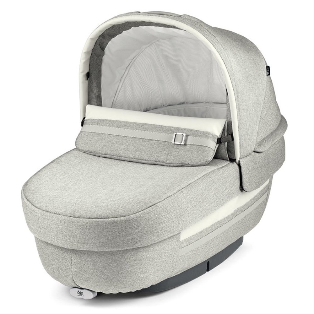 Peg Perego Culla Elite - люлька для дитячої коляски Peg Perego Book, люлька для використання в автомобілі • Luxe Pure (світло-сіра)