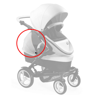 Капюшон до коляски для двійні Mima Kobi Snow White