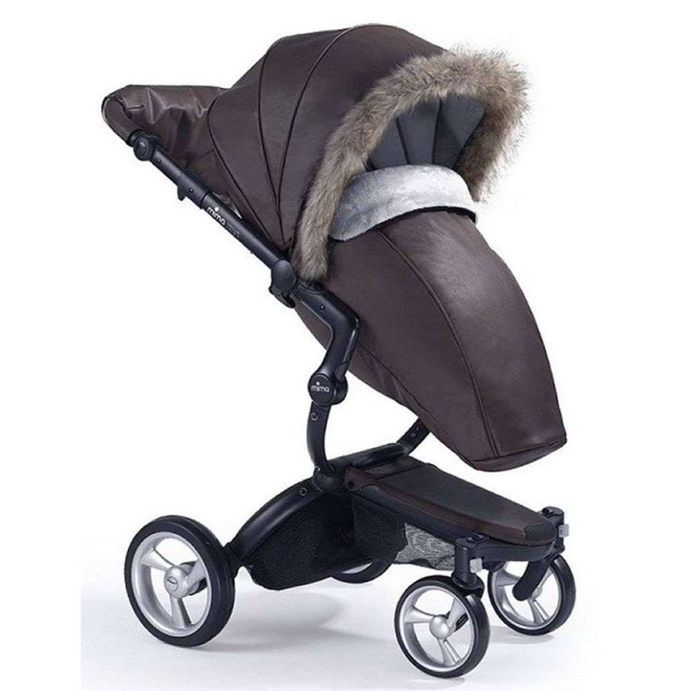 Зимовий набір з хутром Mima Xari Chocolate Brown
